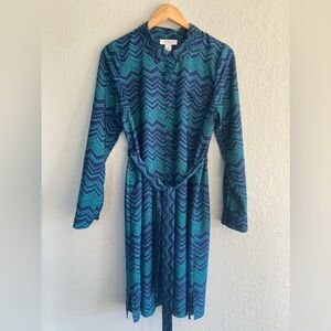 Motherhood💚💙shirtdress💙💚 Size L